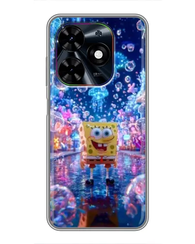 Чехол для TECNO Spark Go 2024 (BG6) с картинкой «Неоновый океан» Чехол для TECNO Spark Go 2024 (BG6) с картинкой «Неоновый океан»