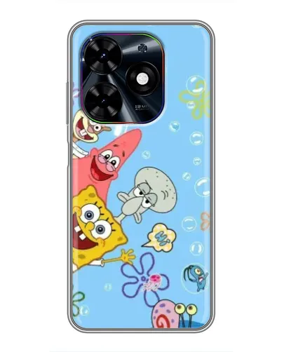 Чехол для TECNO Spark Go 2024 (BG6) с картинкой «Веселые пузырьки» Чехол для TECNO Spark Go 2024 (BG6) с картинкой «Веселые пузырьки»