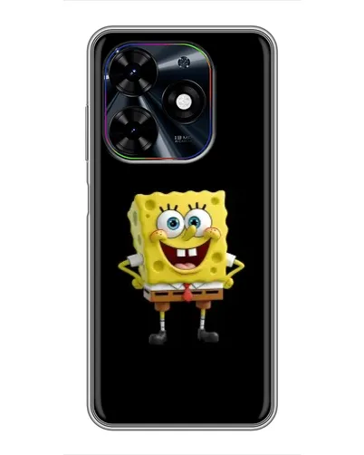 Чехол для TECNO Spark Go 2024 (BG6) с картинкой «Классический Губка Боб» Чехол для TECNO Spark Go 2024 (BG6) с картинкой «Классический Губка Боб»