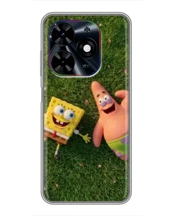 Чехол для TECNO Spark Go 2024 (BG6) с картинкой «Друзья на лужайке» Чехол для TECNO Spark Go 2024 (BG6) с картинкой «Друзья на лужайке»