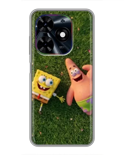 Чехол для TECNO Spark Go 2024 (BG6) с картинкой «Друзья на лужайке» Чехол для TECNO Spark Go 2024 (BG6) с картинкой «Друзья на лужайке»