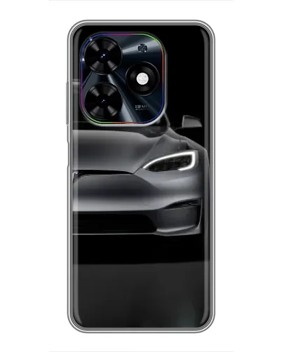 Чехол для TECNO Spark Go 2024 (BG6) с картинкой «Tesla Model S Look» Чехол для TECNO Spark Go 2024 (BG6) с картинкой «Tesla Model S Look»