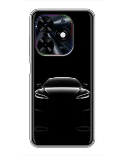 Чехол для TECNO Spark Go 2024 (BG6) с картинкой «Силуэт Tesla Night» Чехол для TECNO Spark Go 2024 (BG6) с картинкой «Силуэт Tesla Night»