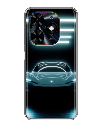 Чехол для TECNO Spark Go 2024 (BG6) с картинкой «Tesla в неоне» Чехол для TECNO Spark Go 2024 (BG6) с картинкой «Tesla в неоне»