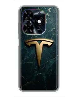 Чехол для TECNO Spark Go 2024 (BG6) с картинкой «Мраморная Tesla Gold» Чехол для TECNO Spark Go 2024 (BG6) с картинкой «Мраморная Tesla Gold»
