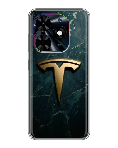 Чехол для TECNO Spark Go 2024 (BG6) с картинкой «Мраморная Tesla Gold» Чехол для TECNO Spark Go 2024 (BG6) с картинкой «Мраморная Tesla Gold»