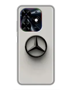 Чехол для TECNO Spark Go 2024 (BG6) с картинкой «Mercedes Maybach стиль» Чехол для TECNO Spark Go 2024 (BG6) с картинкой «Mercedes Maybach стиль»