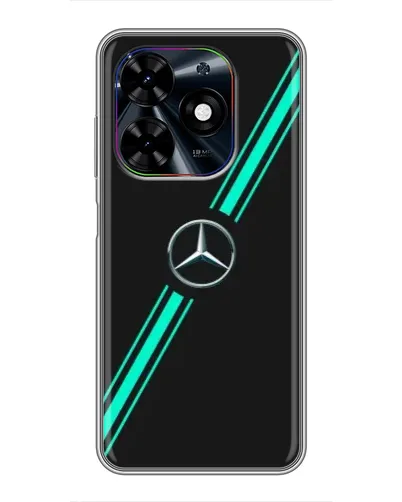 Чехол для TECNO Spark Go 2024 (BG6) с картинкой «Спортивные линии Mercedes» Чехол для TECNO Spark Go 2024 (BG6) с картинкой «Спортивные линии Mercedes»