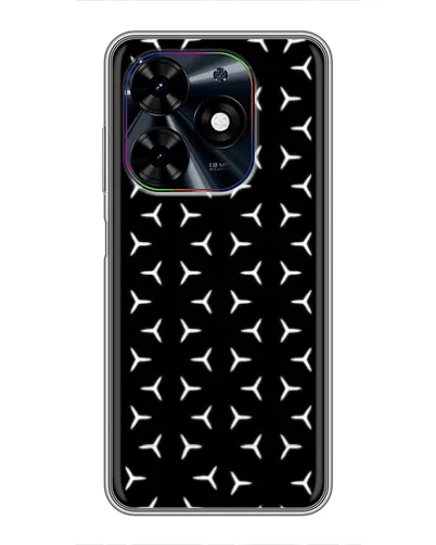 Чехол для TECNO Spark Go 2024 (BG6) с картинкой «Mercedes паттерн звезд» Чехол для TECNO Spark Go 2024 (BG6) с картинкой «Mercedes паттерн звезд»
