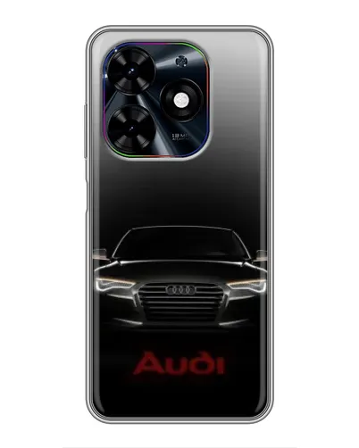 Чехол для TECNO Spark Go 2024 (BG6) с картинкой «Audi — градиентный контур» Чехол для TECNO Spark Go 2024 (BG6) с картинкой «Audi — градиентный контур»
