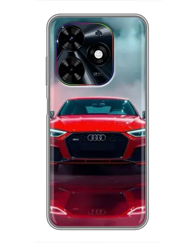 Чехол для TECNO Spark Go 2024 (BG6) с картинкой «Audi RS — красный стиль» Чехол для TECNO Spark Go 2024 (BG6) с картинкой «Audi RS — красный стиль»