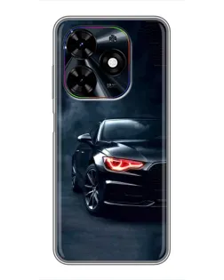 Чехол для TECNO Spark Go 2024 (BG6) с картинкой «Audi — хищный взгляд»