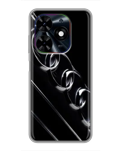 Чехол для TECNO Spark Go 2024 (BG6) с картинкой «Audi — абстрактные кольца» Чехол для TECNO Spark Go 2024 (BG6) с картинкой «Audi — абстрактные кольца»