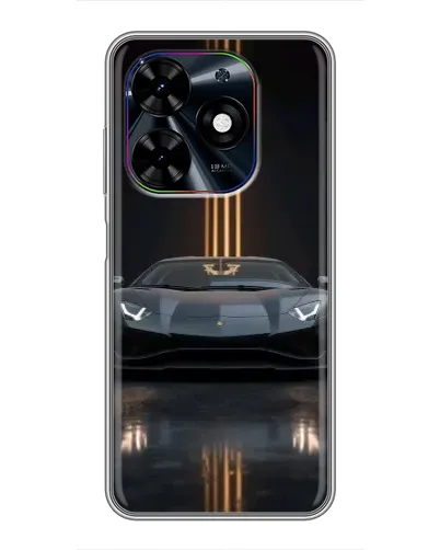 Чехол для TECNO Spark Go 2024 (BG6) с картинкой «Lamborghini золотые линии» Чехол для TECNO Spark Go 2024 (BG6) с картинкой «Lamborghini золотые линии»