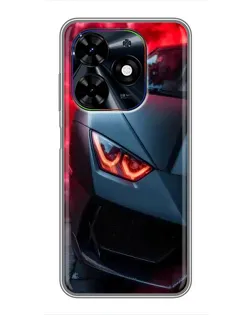 Чехол для TECNO Spark Go 2024 (BG6) с картинкой «Lamborghini красное сияние» Чехол для TECNO Spark Go 2024 (BG6) с картинкой «Lamborghini красное сияние»