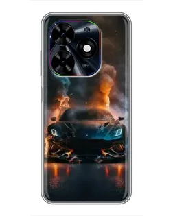 Чехол для TECNO Spark Go 2024 (BG6) с картинкой «Lamborghini дымная эстетика» Чехол для TECNO Spark Go 2024 (BG6) с картинкой «Lamborghini дымная эстетика»