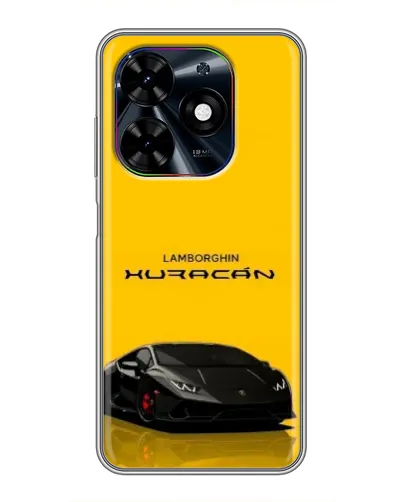 Чехол для TECNO Spark Go 2024 (BG6) с картинкой «Lamborghini Huracan черный» Чехол для TECNO Spark Go 2024 (BG6) с картинкой «Lamborghini Huracan черный»
