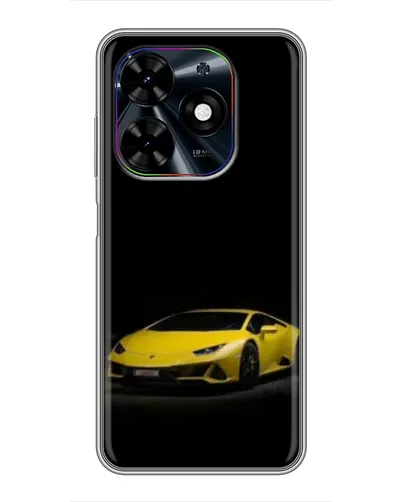 Чехол для TECNO Spark Go 2024 (BG6) с картинкой «Lamborghini желтый акцент» Чехол для TECNO Spark Go 2024 (BG6) с картинкой «Lamborghini желтый акцент»