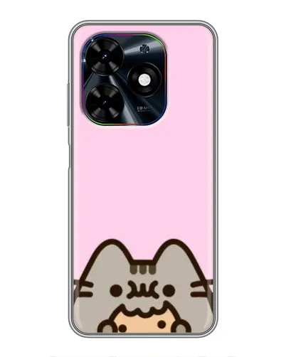 Чехол для TECNO Spark Go 2024 (BG6) с картинкой «Pusheen и печенье» Чехол для TECNO Spark Go 2024 (BG6) с картинкой «Pusheen и печенье»