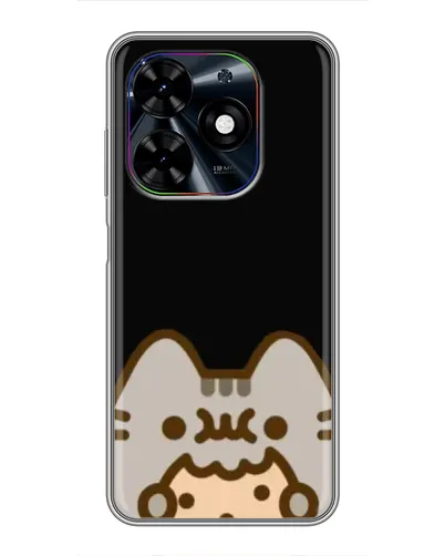 Чехол для TECNO Spark Go 2024 (BG6) с картинкой «Пушин на черном» Чехол для TECNO Spark Go 2024 (BG6) с картинкой «Пушин на черном»