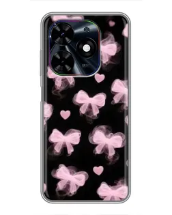 Чехол для TECNO Spark Go 2024 (BG6) с картинкой «Геометрия банта»