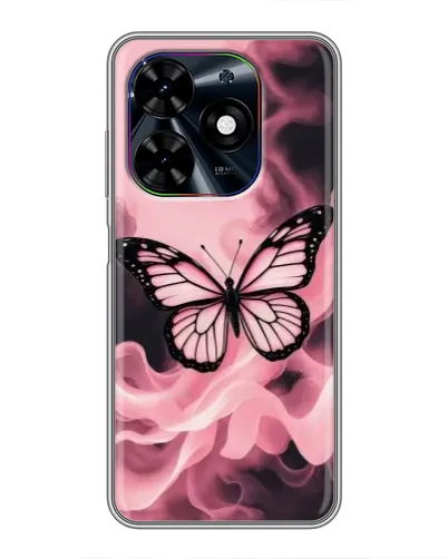 Чехол для TECNO Spark Go 2024 (BG6) с картинкой «Бабочка в дыму» Чехол для TECNO Spark Go 2024 (BG6) с картинкой «Бабочка в дыму»
