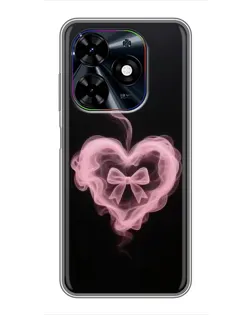 Чехол для TECNO Spark Go 2024 (BG6) с картинкой «Дымчатое сердце»