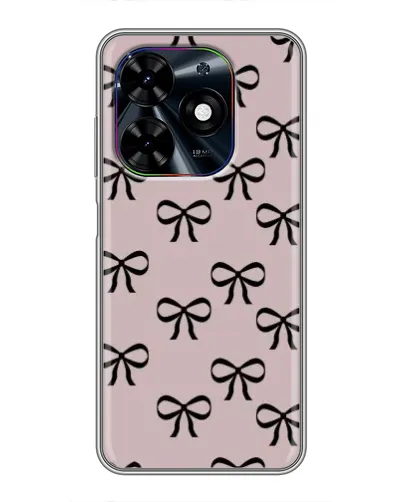 Чехол для TECNO Spark Go 2024 (BG6) с картинкой «Черные бантики» Чехол для TECNO Spark Go 2024 (BG6) с картинкой «Черные бантики»