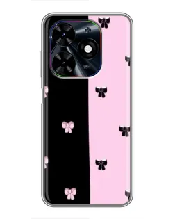 Чехол для TECNO Spark Go 2024 (BG6) с картинкой «Контрастные банты» Чехол для TECNO Spark Go 2024 (BG6) с картинкой «Контрастные банты»