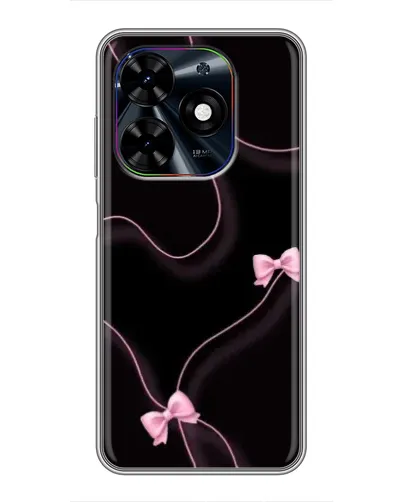 Чехол для TECNO Spark Go 2024 (BG6) с картинкой «Розовые ленты» Чехол для TECNO Spark Go 2024 (BG6) с картинкой «Розовые ленты»