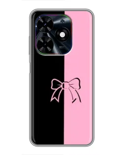 Чехол для TECNO Spark Go 2024 (BG6) с картинкой «Половинки банта» Чехол для TECNO Spark Go 2024 (BG6) с картинкой «Половинки банта»