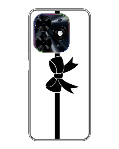 Чехол для TECNO Spark Go 2024 (BG6) с картинкой «Вертикальный бант» Чехол для TECNO Spark Go 2024 (BG6) с картинкой «Вертикальный бант»