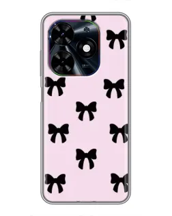 Чехол для TECNO Spark Go 2024 (BG6) с картинкой «Черные банты Coquette» Чехол для TECNO Spark Go 2024 (BG6) с картинкой «Черные банты Coquette»