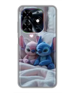 Чехол для TECNO Spark Go 2024 (BG6) с картинкой «Плюшевые Стич Ангел» Чехол для TECNO Spark Go 2024 (BG6) с картинкой «Плюшевые Стич Ангел»
