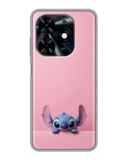 Чехол для TECNO Spark Go 2024 (BG6) с картинкой «Stitch выглядывает» Чехол для TECNO Spark Go 2024 (BG6) с картинкой «Stitch выглядывает»