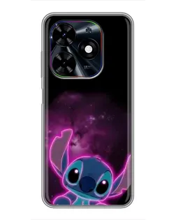 Чехол для TECNO Spark Go 2024 (BG6) с картинкой «Неоновый Stitch» Чехол для TECNO Spark Go 2024 (BG6) с картинкой «Неоновый Stitch»