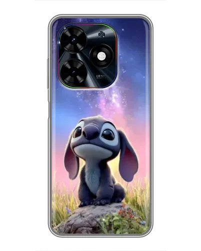 Чехол для TECNO Spark Go 2024 (BG6) с картинкой «Стич на рассвете»