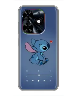 Чехол для TECNO Spark Go 2024 (BG6) с картинкой «Музыкальный Stitch» Чехол для TECNO Spark Go 2024 (BG6) с картинкой «Музыкальный Stitch»