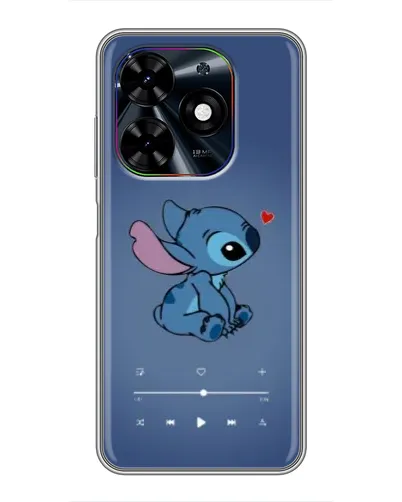 Чехол для TECNO Spark Go 2024 (BG6) с картинкой «Музыкальный Stitch»