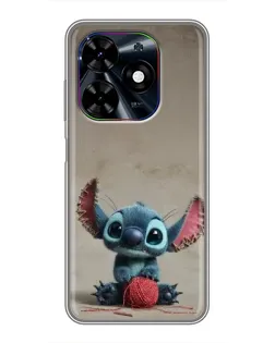 Чехол для TECNO Spark Go 2024 (BG6) с картинкой «Стич на коричневом фоне» Чехол для TECNO Spark Go 2024 (BG6) с картинкой «Стич на коричневом фоне»