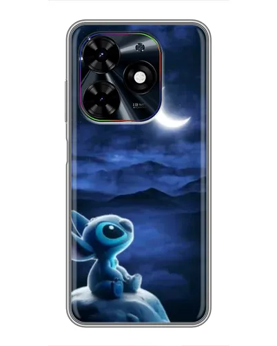Чехол для TECNO Spark Go 2024 (BG6) с картинкой «Лунная ночь Стича»