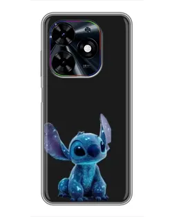 Чехол для TECNO Spark Go 2024 (BG6) с картинкой «Стич на черном» Чехол для TECNO Spark Go 2024 (BG6) с картинкой «Стич на черном»