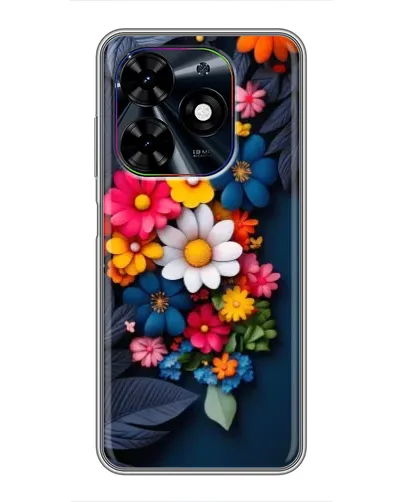 Чехол для TECNO Spark Go 2024 (BG6) с картинкой «Цветочная феерия» Чехол для TECNO Spark Go 2024 (BG6) с картинкой «Цветочная феерия»