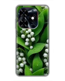 Чехол для TECNO Spark Go 2024 (BG6) с картинкой «Ландыши в зелени» Чехол для TECNO Spark Go 2024 (BG6) с картинкой «Ландыши в зелени»
