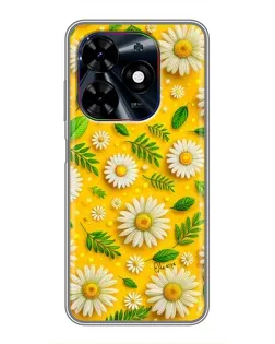Чехол для TECNO Spark Go 2024 (BG6) с картинкой «Ромашковое солнце» Чехол для TECNO Spark Go 2024 (BG6) с картинкой «Ромашковое солнце»