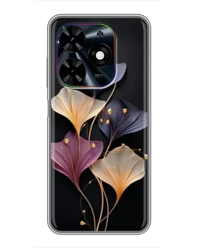 Чехол для TECNO Spark Go 2024 (BG6) с картинкой «Лиловые цветы грации» Чехол для TECNO Spark Go 2024 (BG6) с картинкой «Лиловые цветы грации»