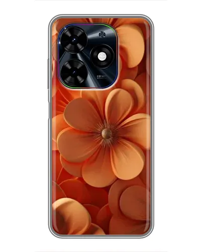 Чехол для TECNO Spark Go 2024 (BG6) с картинкой «Оранжевый макро цветок» Чехол для TECNO Spark Go 2024 (BG6) с картинкой «Оранжевый макро цветок»