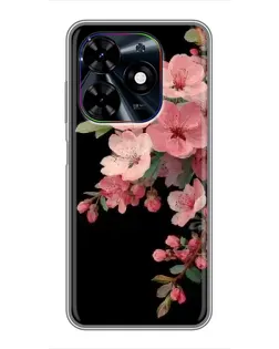Чехол для TECNO Spark Go 2024 (BG6) с картинкой «Розовая ветка сакуры» Чехол для TECNO Spark Go 2024 (BG6) с картинкой «Розовая ветка сакуры»