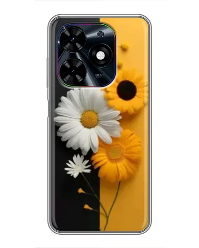Чехол для TECNO Spark Go 2024 (BG6) с картинкой «Подсолнух и ромашка» Чехол для TECNO Spark Go 2024 (BG6) с картинкой «Подсолнух и ромашка»