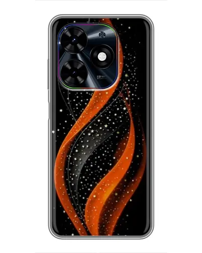 Чехол для TECNO Spark Go 2024 (BG6) с картинкой «Огненная звездная волна»